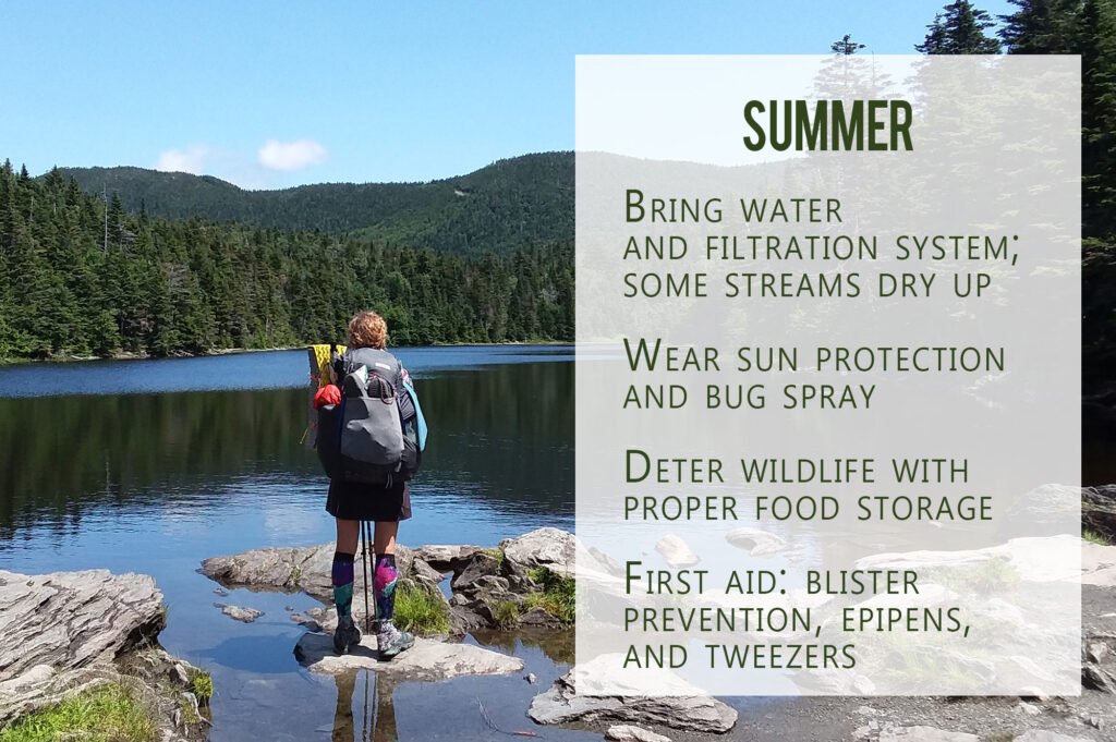 How to prepare for a summer hike in the backcountry